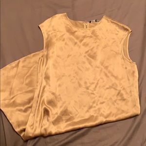 100%  silk knee length dress